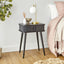 Curve Bedside Table Black