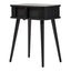 Curve Bedside Table Black