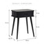 Curve Bedside Table Black