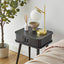 Curve Bedside Table Black