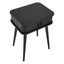 Curve Bedside Table Black
