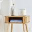 Curve Bedside Table Natural