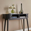 Curve Console Table Black (100cm)