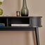 Curve Console Table Black (100cm)