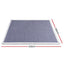 Giselle 203x230cm Throw Blanket Double-Sided Fleece Lightweight For Sofa Couch Bed