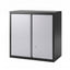 Giantz Steel Tool Cabinet Wall Mount Adjustable Shelf Garage Storage Lockable Black Grey