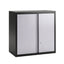Giantz Steel Tool Cabinet Wall Mount Adjustable Shelf Garage Storage Lockable Black Grey