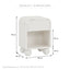Baxter Bedside Table Cream