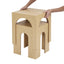 Belle Set of 3 Nested Side Tables Oak