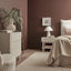 Cosette Chest of 3 Drawers Off-White