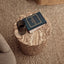 Forster Marble Look Side Table Brown