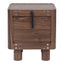 Iris Bedside Table Walnut