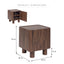 Iris Bedside Table Walnut