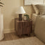 Iris Bedside Table Walnut