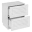 Neive Bedside Table White
