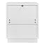 Neive Bedside Table White