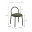 Newport Set of 2 Dining Chairs Green