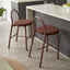 Newport Set of 2 Barstools Claret