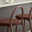 Newport Set of 2 Barstools Claret