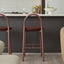 Newport Set of 2 Barstools Claret