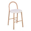 Newport Set of 2 Barstools Cream