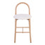 Newport Set of 2 Barstools Cream