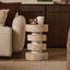 Parker Travertine Look Side Table