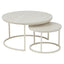 Nesting Sonoma Coffee Tables Set of 2 Travertine Look