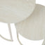 Waterfall Sonoma Side Tables Set of 2 Travertine Look