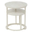 Waterfall Sonoma Side Tables Set of 2 Travertine Look