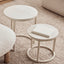 Waterfall Sonoma Side Tables Set of 2 Travertine Look