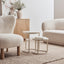 Waterfall Sonoma Side Tables Set of 2 Travertine Look