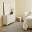 Winnie Ripple Chest of 6 Drawers White