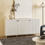 Winnie Ripple 3 Door Buffet White (160cm)