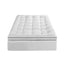 Giselle Bedding King Single Mattress Topper 5cm Coral Fleece