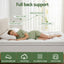 Giselle Bedding Queen Mattress Topper 5cm Coral Fleece