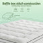 Giselle Bedding Queen Mattress Topper 5cm Coral Fleece
