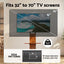 TV Stand 32-70" Wooden Tray Swivel Height Adjustable