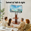 TV Stand 32-70" Wooden Tray Swivel Height Adjustable