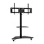 40-100" TV Stand Mount Bracket Universal Adjustable Height with Wheels