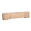 2.2m TV Entertainment Unit - Natural