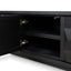 2.2m TV Entertainment Unit - Full Black