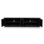 2.2m TV Entertainment Unit - Full Black