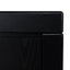 Extendable TV Entertainment Unit - Black Oak