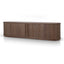 2m TV Entertainment Unit - Walnut