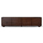 2.2m TV Entertainment Unit - Walnut