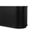 2m TV Entertainment Unit - Full Black