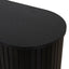 2m TV Entertainment Unit - Full Black