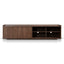 2m Wooden TV Entertainment Unit - Walnut