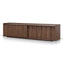 2m Wooden TV Entertainment Unit - Walnut